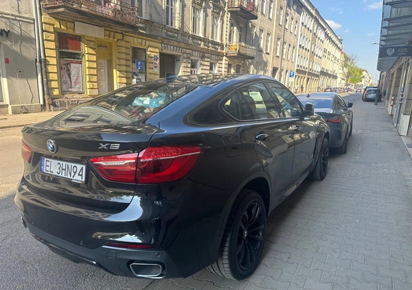 BMW X6 cena 160000 przebieg: 134000, rok produkcji 2017 z Łódź małe 92